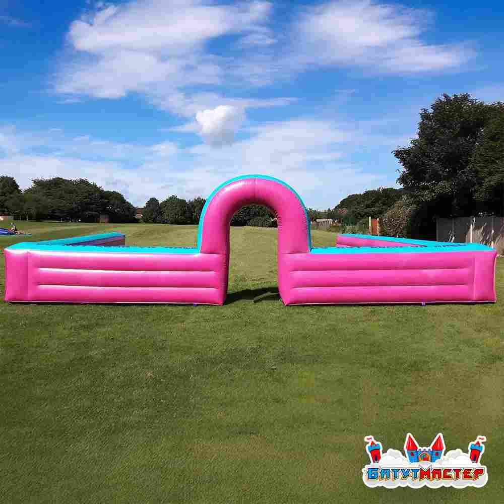 Надувная детская площадка «Страна улыбок», 8×6×2 м