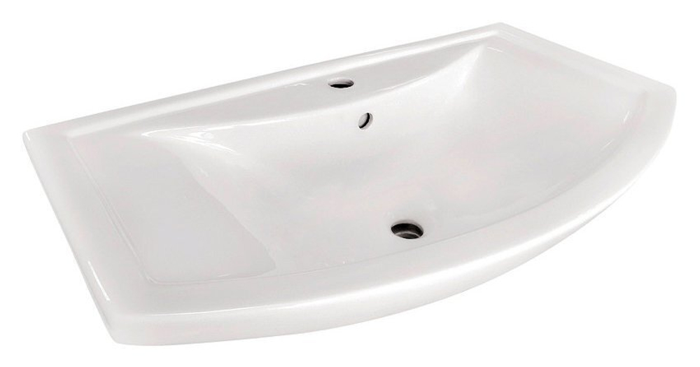 Тумба MISTY Балтика - 80 подвесная с 2 ящ. c умывальником