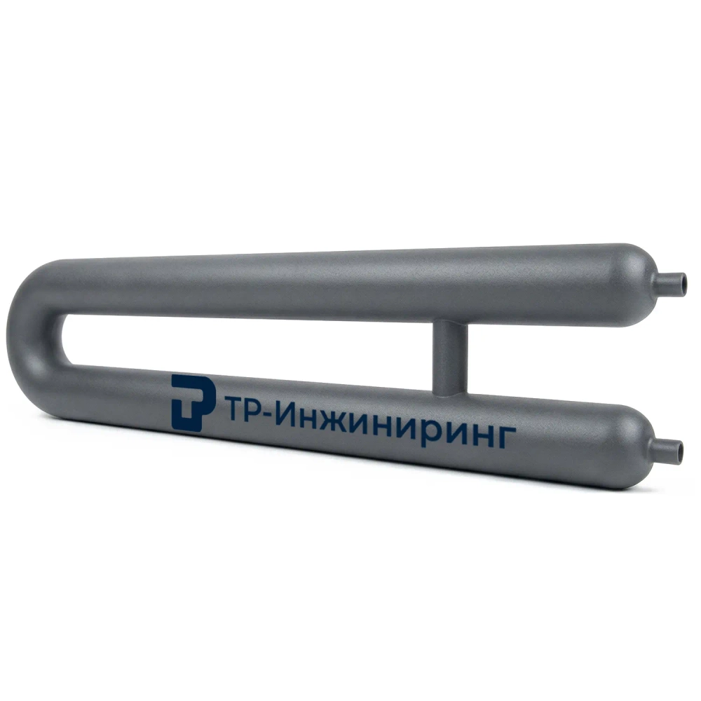 Регистр отопления РЗЭ-2x159x4,0-5000 двухрядный змеевиковый с эллиптическими заглушками