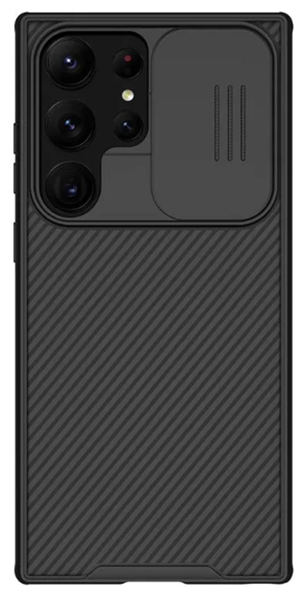 Чехол-накладка Nillkin CamShield Pro для Samsung Galaxy S23 Ultra пластиковый (черный)