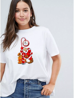 Футболка базовая на новый год