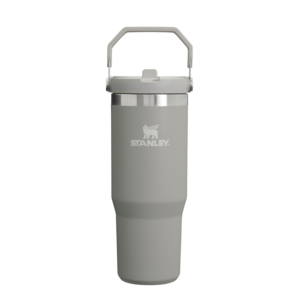 Термокружка Stanley IceFlow Flip Straw Tumbler (0,89 литра), серая