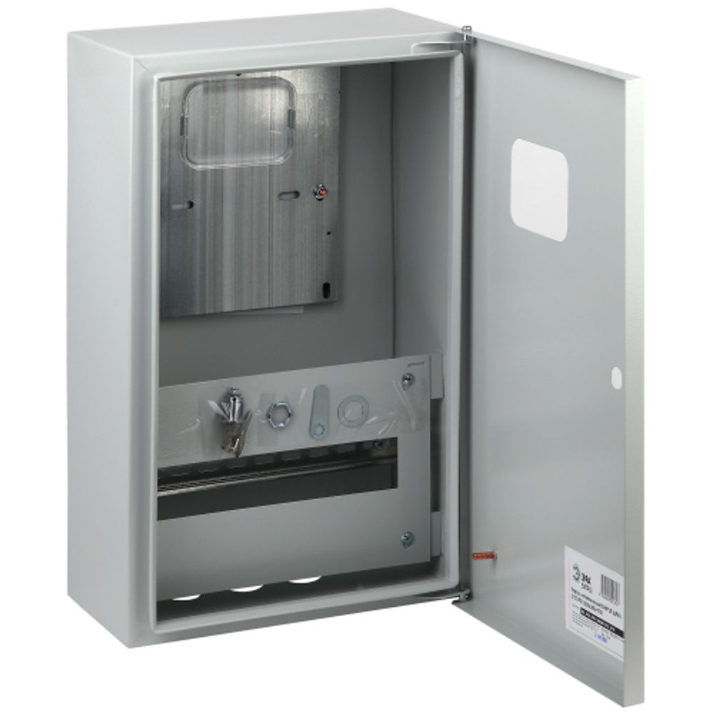Корпус металлический навесной ЭРА SIMPLE ЩУРН-3/12 (500х300х175) IP31 УХЛЗ серый | Корпуса металлические учетно-распределительные