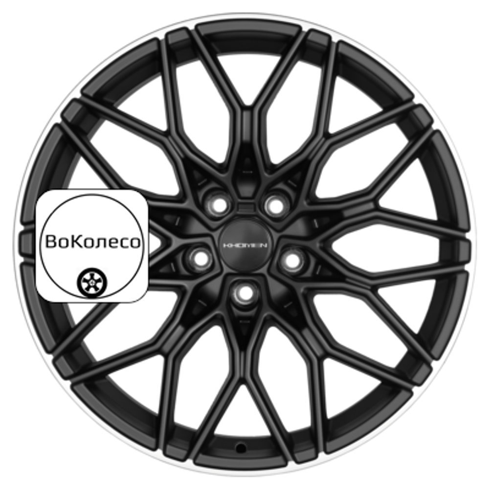 8,5x19/5x114,3 ET30 D67,1 KHW1902 (Outlander) Black matt MR Khomen Wheels