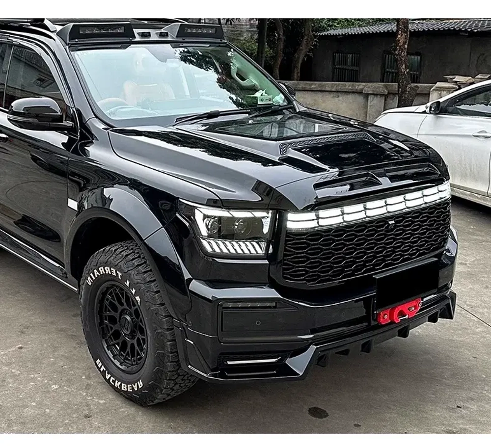 Обвес для TANK 500 2021+ Передний бампер Лебедка крюк Решетка радиатора Прозрачный капот