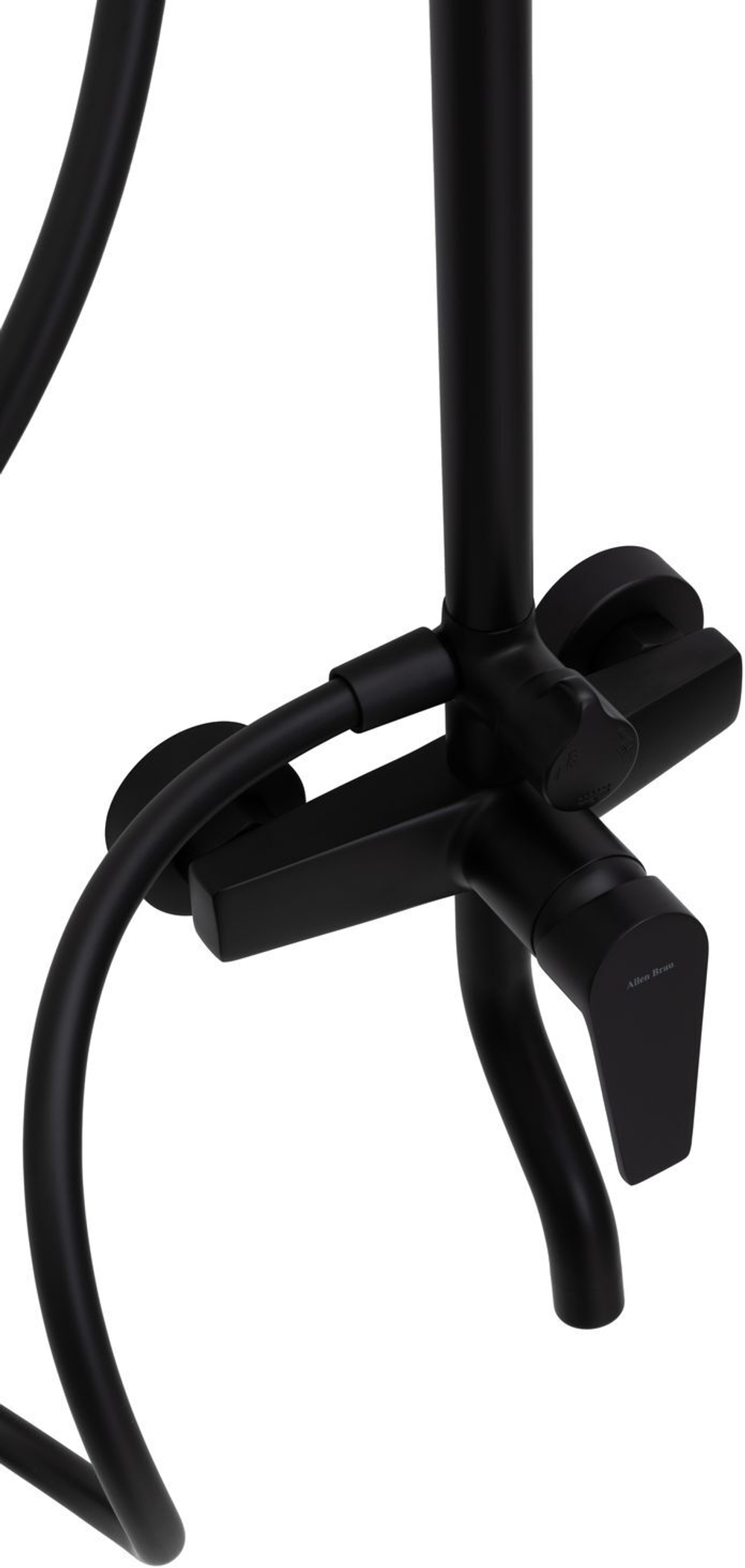 Душевая стойка Allen Brau Eclipse 5.E1007-31 3 режима, матовый черный