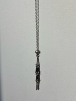 Авоська-подвеска для кристаллов серебристая S