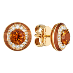 Серьги с Турмалином и Бриллиантами, Е0143-30/5