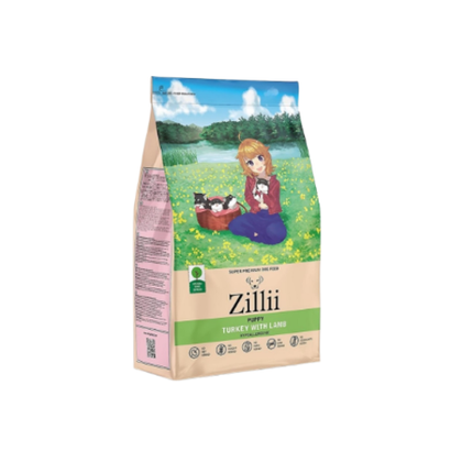 Сухой корм для щенков ZILLII (Зилли) Puppy 0,8кг индейка и ягненок сухой для щенков