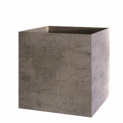 Кашпо CUBE SMOKEY GREY 50x50x50