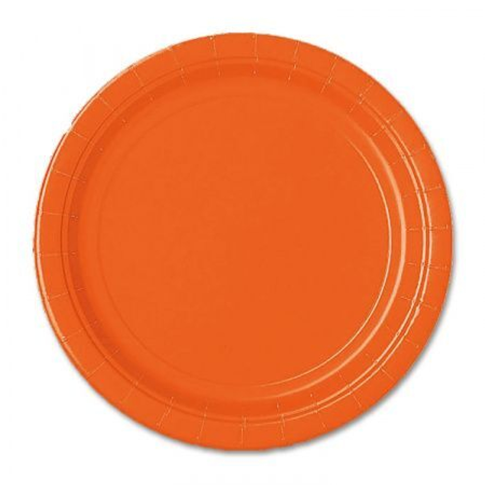 Тарелки Оранжевый Orange Peel 8 шт 17см.