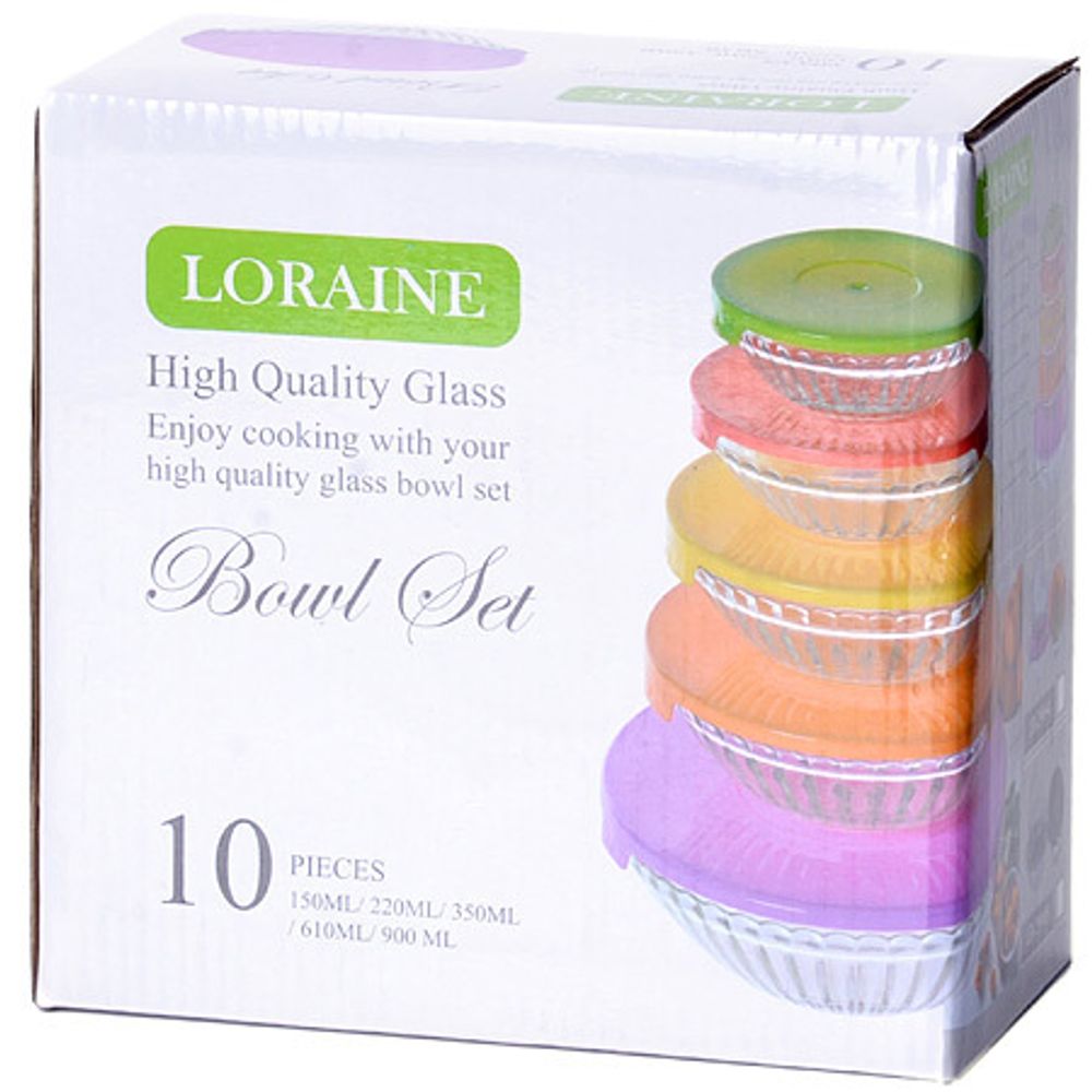 Набор салатниц Loraine 29994 10 предметов