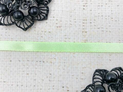 Лента атласная, ш. 0,5 см, мятно-зеленый