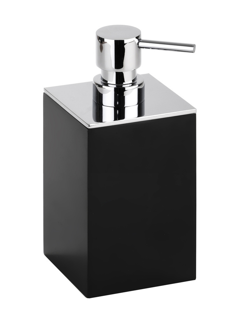 Дозатор жидкого мыла, отдельностоящий, черный gamma 145609310