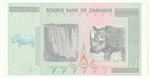Zimbabwe, 100 000 000 000 000 000 000 Dollars, 2008, UNC
