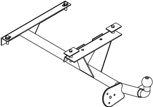 Фаркоп для ВАЗ 2113, 2114 (без снятия бампера) 2003-2013 Тип шара: H (несъемный сварной). Нагрузки: 800/50 кг, VAZ-13