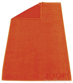 Махровое полотенце Shades Doubleface 1612 оранжевое от Joop! - Cawo Германия