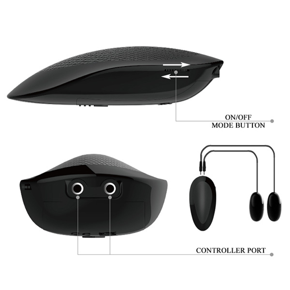 Вибромастурбатор 16,6х15х10,3см (вагина и анус) Baile Crazy Bull Realistic Busty Butt BM-009141Z-1