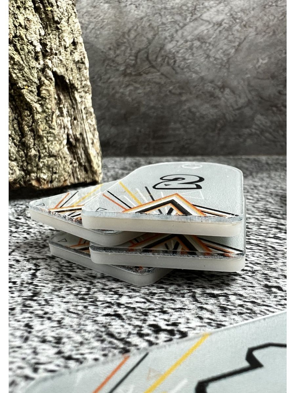 Номерки для ключей 3х5 см