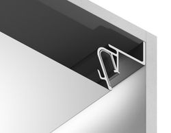 Ambrella Алюминиевый профиль 26*34 для натяжного потолка с шириной зазора 15мм для светодиодной ленты до 10мм Alum Profile GP4100BK