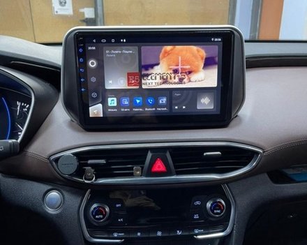 Магнитола для Hyundai Santa Fe 2018-2020 - Carmedia OL-1703-P Android 10, 8-ядер, 4ГБ-64ГБ, CarPlay, SIM-слот