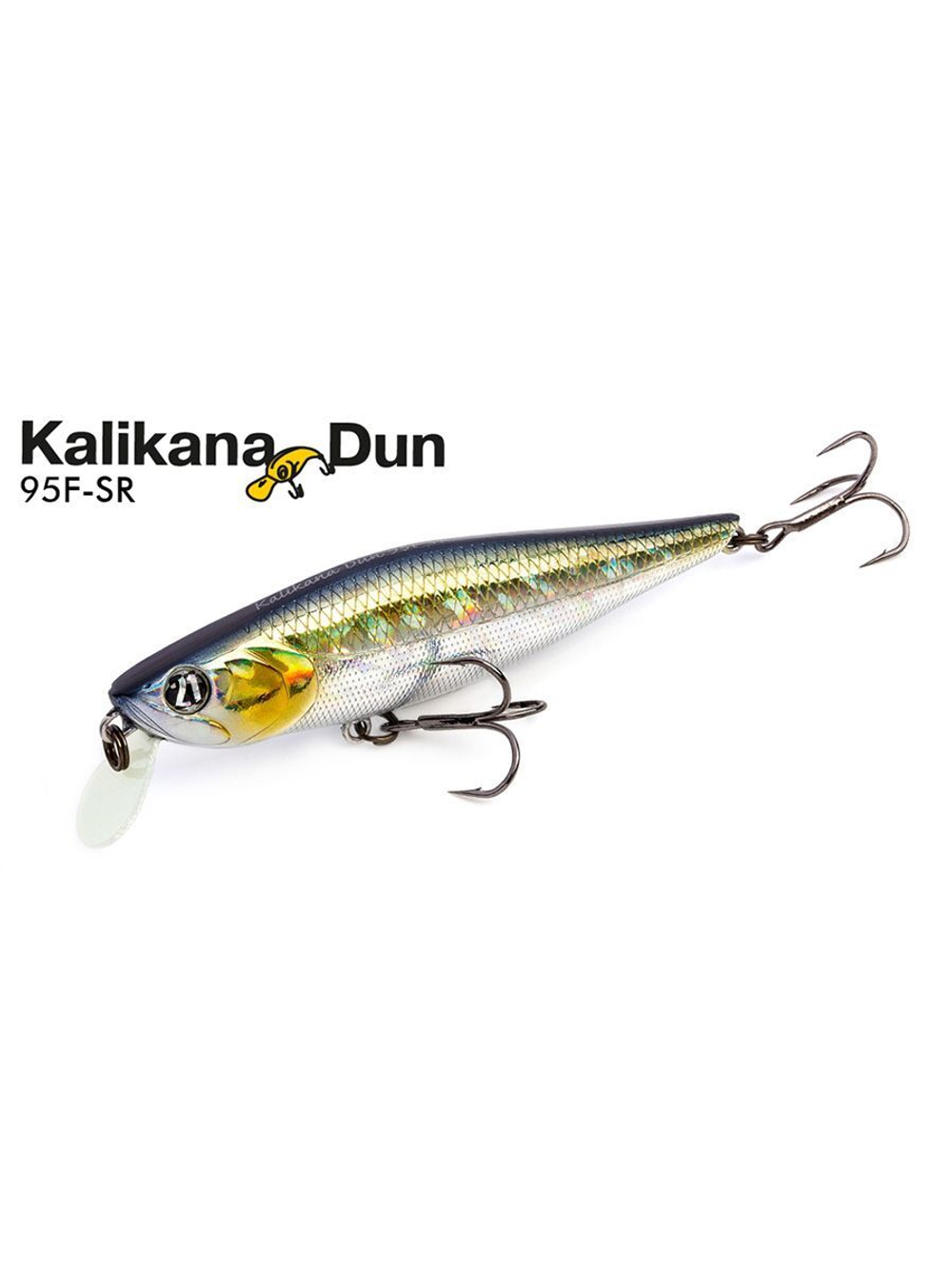 Воблер для рыбалки Pontoon21 Kalikana Dun 95F-SR, 95мм, 12.4 гр., 0.2-0.4 м., цвет R37