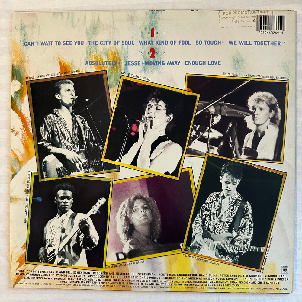 Eurogliders ‎– Absolutely (США 1986г.)