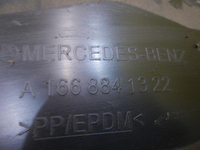 Подкрылок задний левый Mercedes ML GLE W166 (15-18)