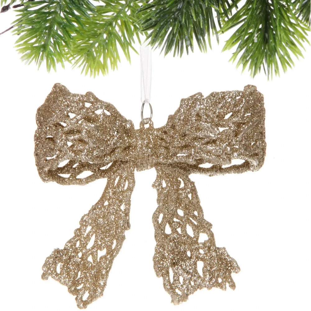 Подвеска «Чудесный бантик» 12*10 см, темное золото