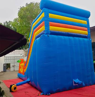 Надувной батут-горка "Супер-волна ST"