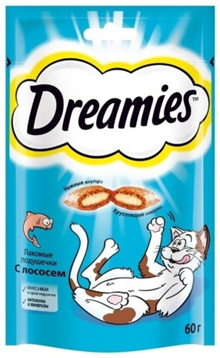 DREAMIES лакомства с лососем 60 г