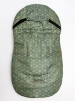 Конверт зимний меховой AMAROBABY Snowy Baby Хаки, 85 см.