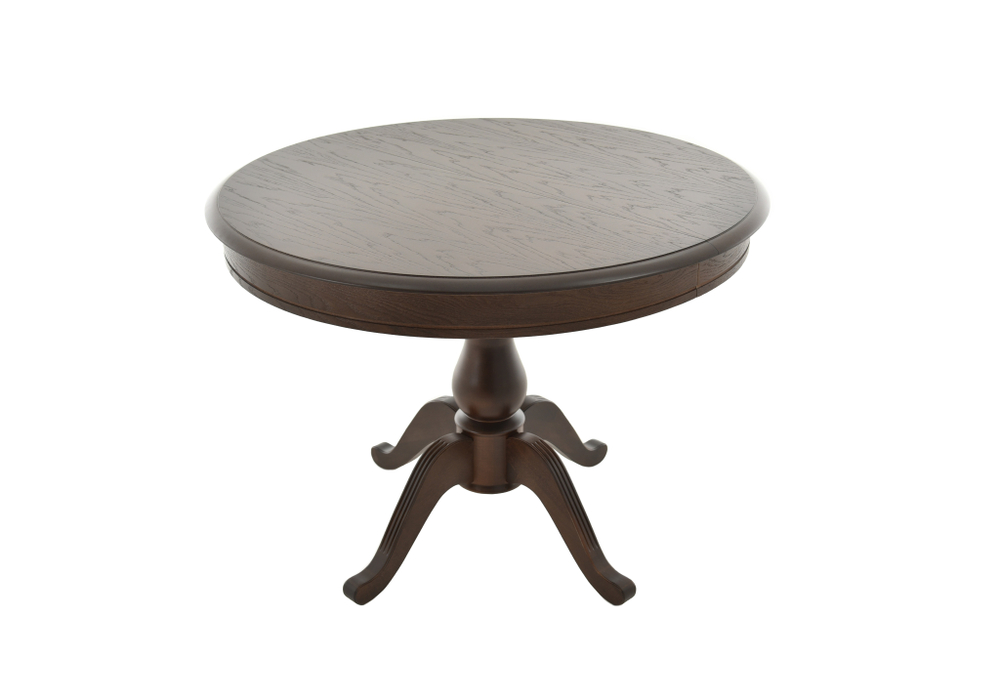 Стол Аврора Фабрицио D100, Орех темный