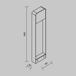 Ландшафтный светильник Outdoor O481FL-L7B3K