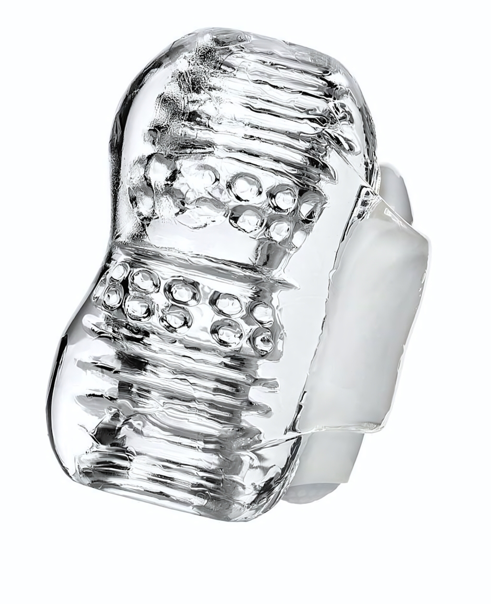 Прозрачный мастурбатор Lingam Khani (Цвет: прозрачный)