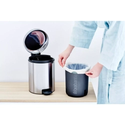 Brabantia - Контейнер для мусора NewIcon 3л, полированная сталь / артикул   113147  / GTIN 8710755113147