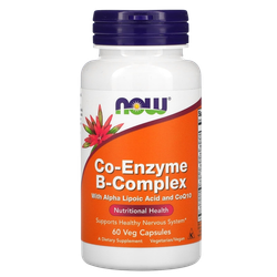 Now Foods Co-Ensyme B-Complex 60 Veg Capsules , Коэнзим В-Косплекс