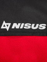 Костюм флисовый Nisus Argut с мембранными вставками, красно-черный, 56-58/182-188