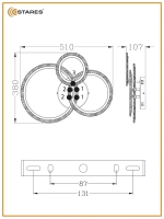 ESTARES Светильник, LED, 70 Вт