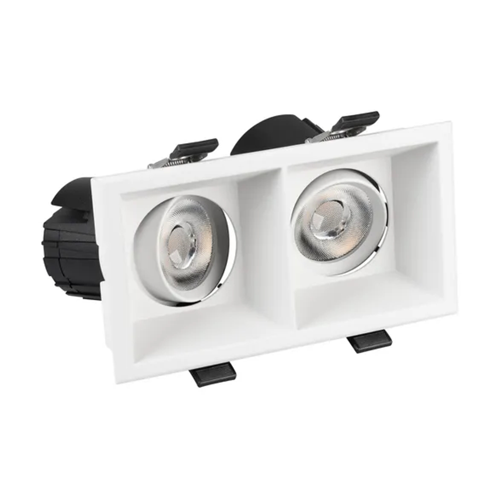Светильник MS-FLOW-BUILT-S157x85-2x12W Day4000 (WH, 15 deg, 230V) (Arlight, IP20 Металл, 5 лет) 055933
