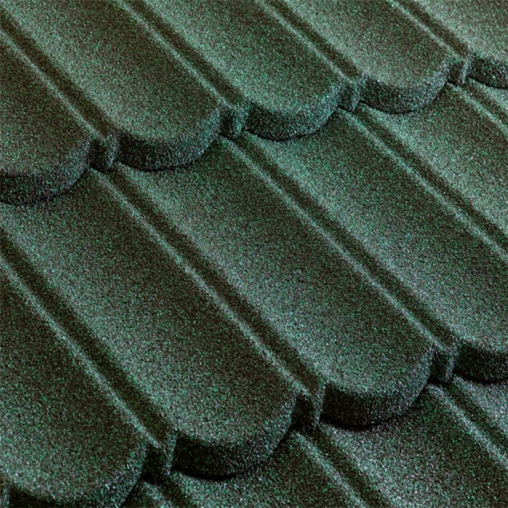 Черепица композитная Metrotile Metrobond зеленая