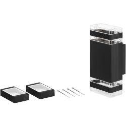 Светильник уличный настенный ЭРА «Астрея» GBW-101-BL-0310 230В 2хЕ27 max 30Вт IP54 310х110x95 вверх/вниз черный | Садово-парковые светильники