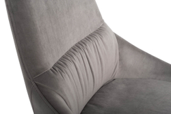 Стул велюровый Garda Decor серый 30C-1185 GRE