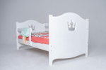 Кровать детская "Корона-Малютка" белая, 160*80 см.