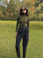 Брюки с поясом-шнурком