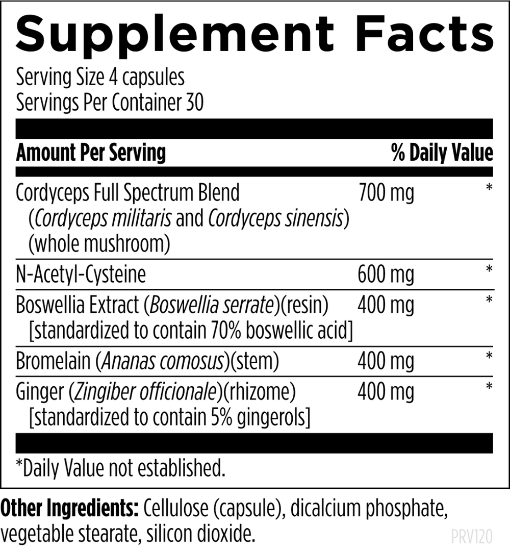 Designs For Health - Pulmonary Revive 120 capsules