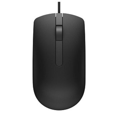 Мышь Dell MS116 USB, 1000 dpi, оптическая, USB, черный (570-AAIS)