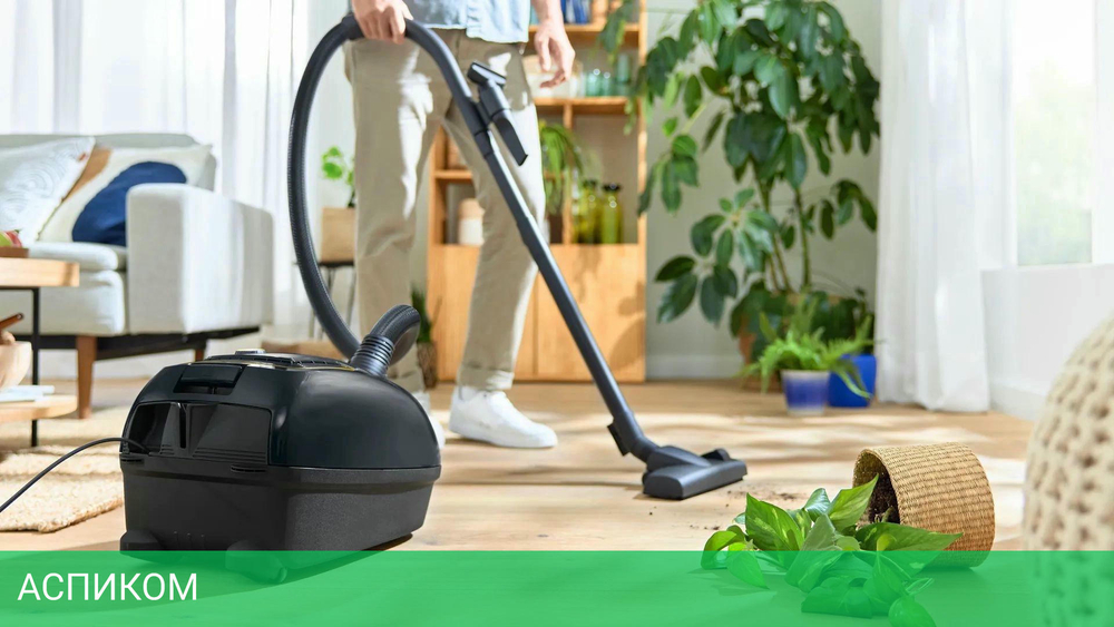 Пылесос Bosch BGL38GOLD черный/золотистый