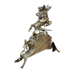 Bello De Bronze Часы ''Лисица'' каминные бронзовые