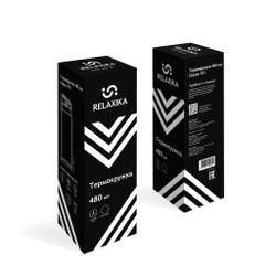 Термокружка Relaxika 701 (0,48 литра), черная